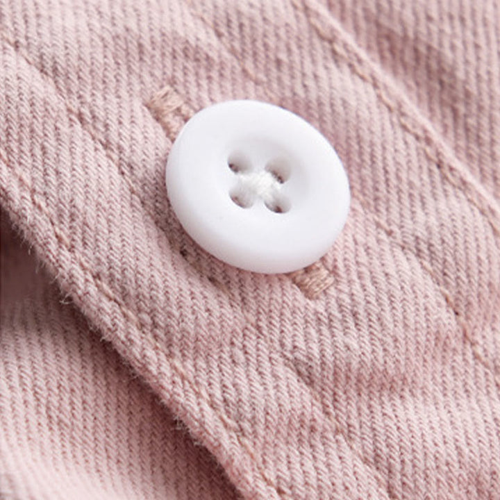 Chemise homme en coton à manches longues et col montant, ornée de boutons en forme de Buddha Stones et d'une poche décorative. - image 5