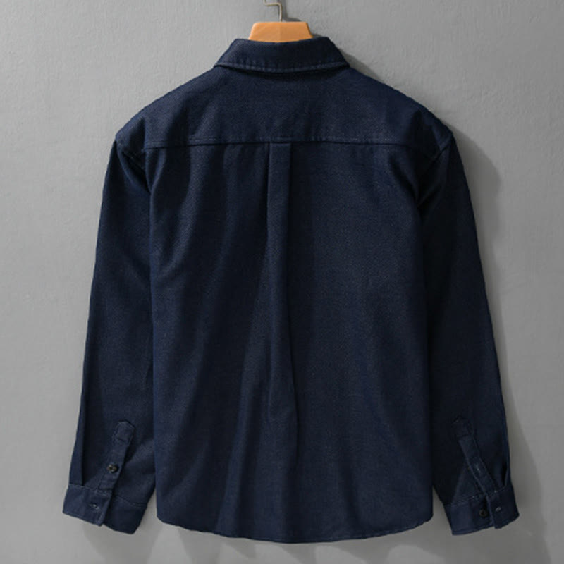 Chemise en coton à manches longues et col montant, Buddha Stones - image 7