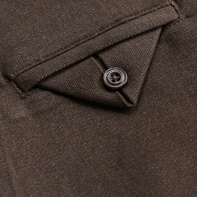 Chemise en coton à manches longues et col montant, Buddha Stones - image 3