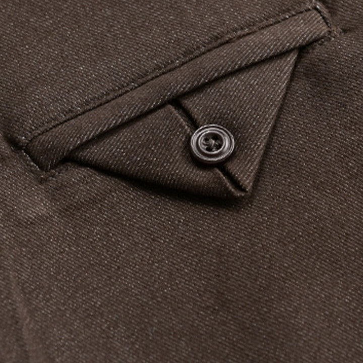 Chemise en coton à manches longues et col montant, Buddha Stones - image 3