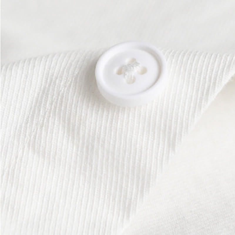 Chemise en coton à manches longues et col montant, ornée de boutons et d'une poche décorative, avec Buddha Stones et boutons décoratifs. - image 23