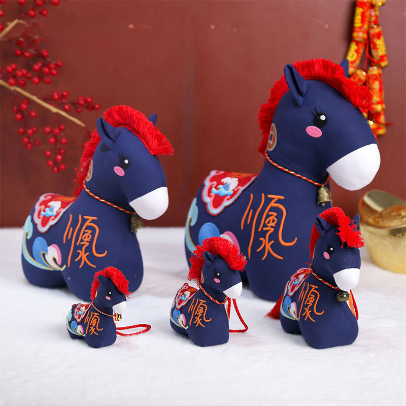 Buddha Stones Année du Cheval Cordon rouge en cuivre Personnage Fu Décoration intérieure - image 15