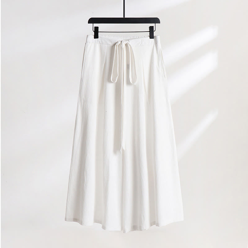 Ensemble kimono d'automne en coton à lacets, pantalon large longueur cheville avec poches, 2 pièces , Buddha Stones - image 21