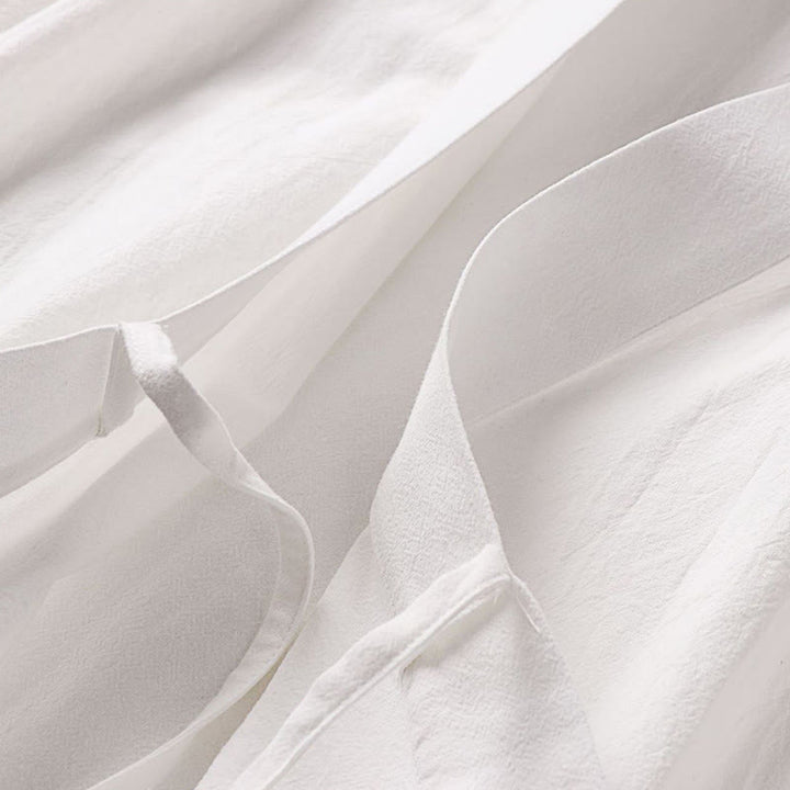 Ensemble kimono d'automne en coton à lacets, pantalon large longueur cheville avec poches, 2 pièces , Buddha Stones - image 23