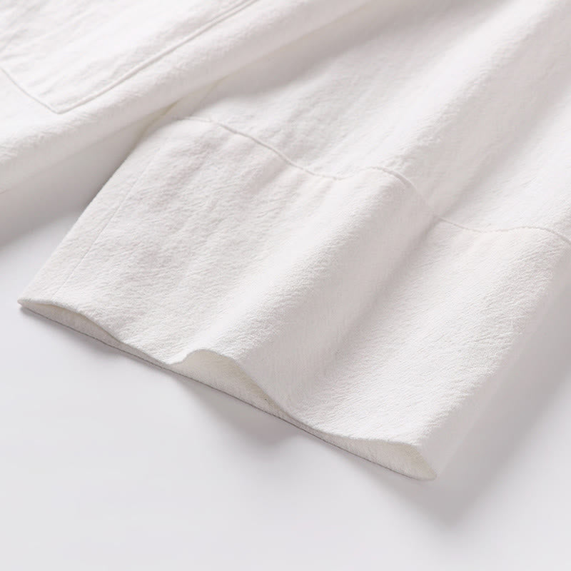 Ensemble kimono d'automne en coton à lacets, pantalon large longueur cheville avec poches, 2 pièces , Buddha Stones - image 26