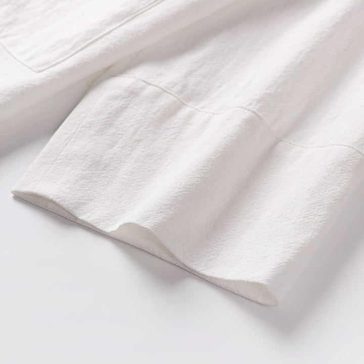 Ensemble kimono d'automne en coton à lacets, pantalon large longueur cheville avec poches, 2 pièces , Buddha Stones - image 26