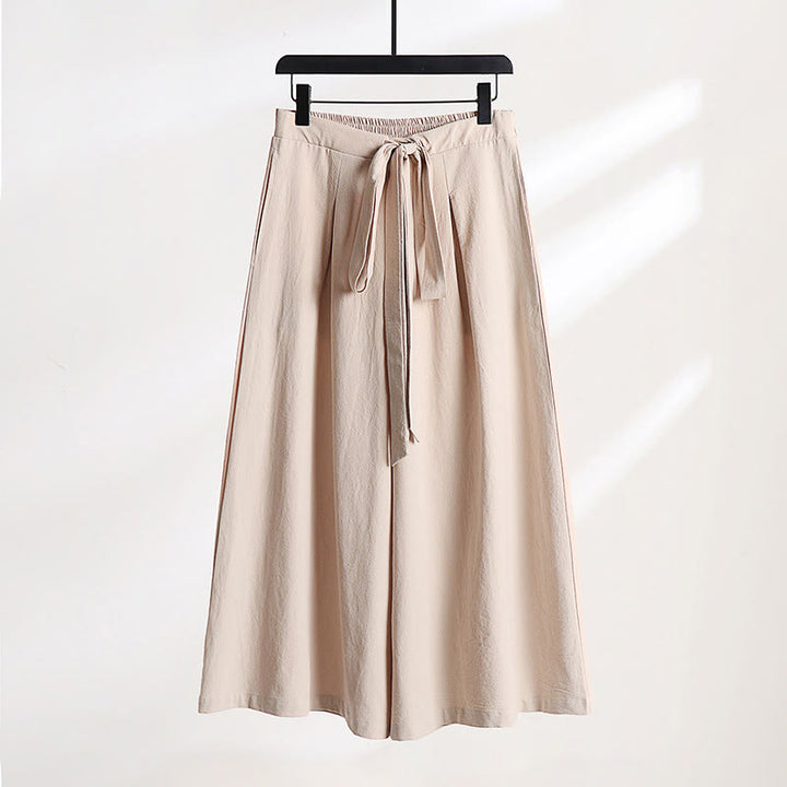 Ensemble kimono d'automne en coton à lacets, pantalon large longueur cheville avec poches, 2 pièces , Buddha Stones - image 15