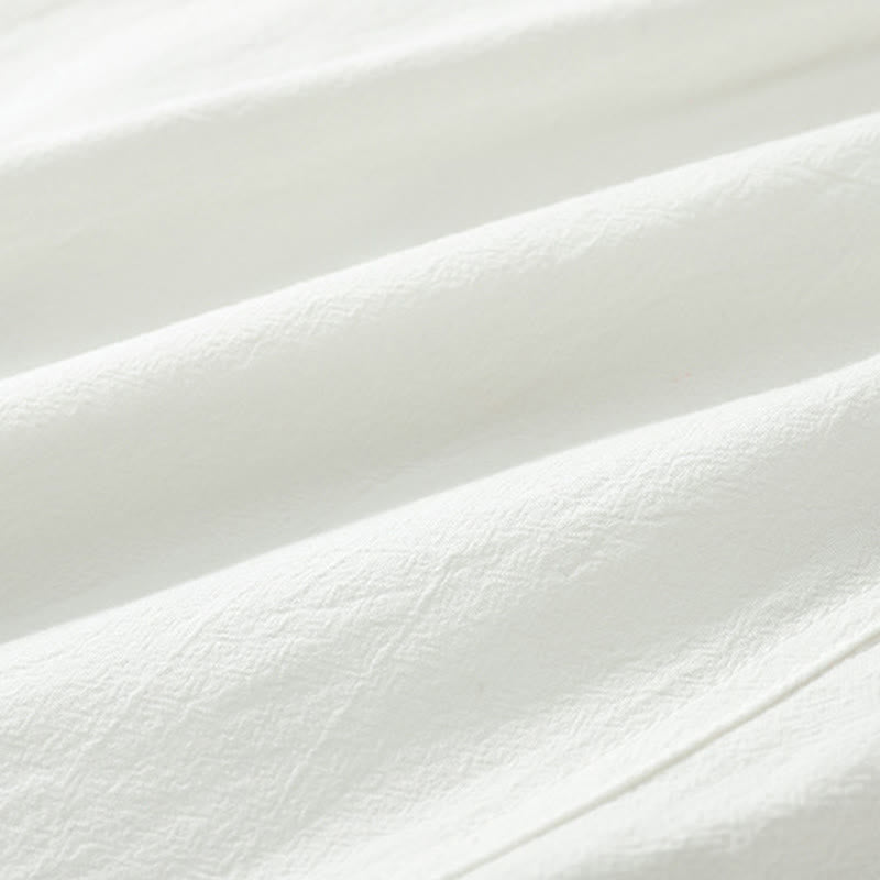 Ensemble kimono d'automne 2 pièces en coton à lacets, manches trois-quarts, pantalon à cordon et poches, avec Buddha Stones - Vêtement de méditation pour homme - image 17