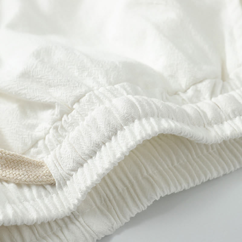 Ensemble kimono d'automne 2 pièces en coton à lacets, manches trois-quarts, pantalon à cordon et poches, avec Buddha Stones - Vêtement de méditation pour homme - image 16