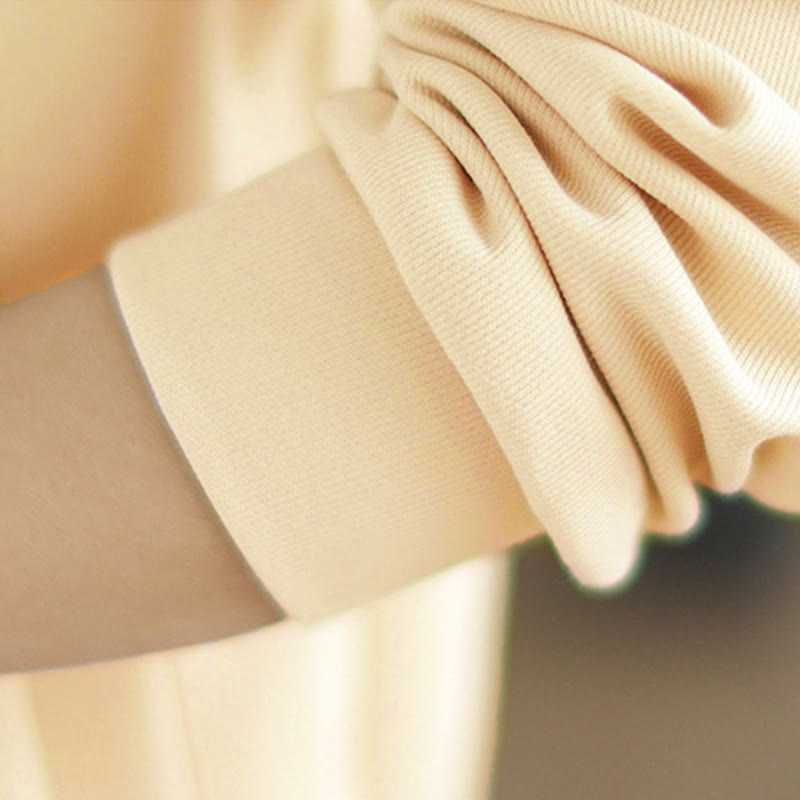 Sweat-shirt en coton à manches longues pour femme, orné de boutons et d'un col montant uni à motif de Buddha Stones - image 18