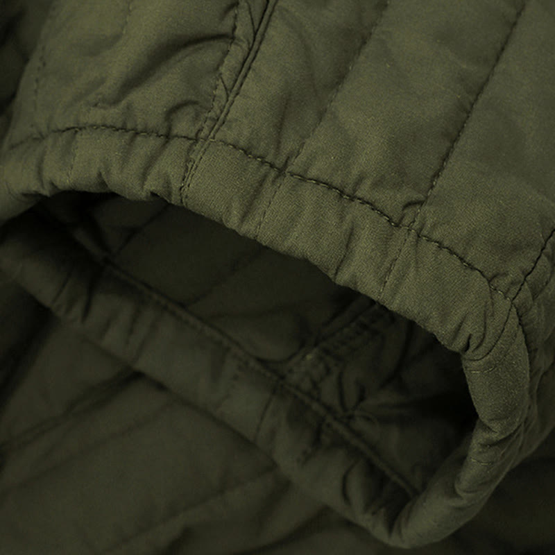 Pantalon harem d'hiver uni en coton pour femme, avec poches, motif Buddha Stones et blocs de couleurs. - image 26