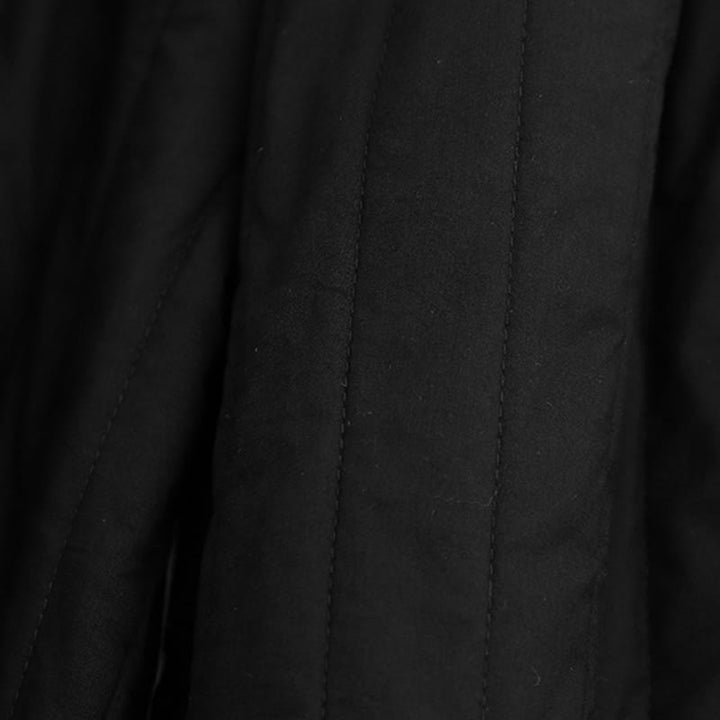 Pantalon harem d'hiver uni en coton pour femme, avec poches, motif Buddha Stones et blocs de couleurs. - image 9