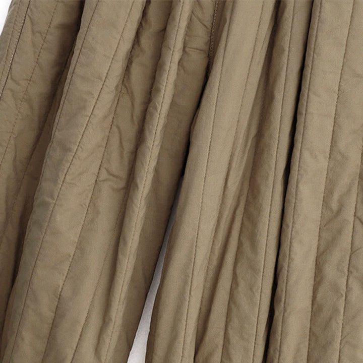 Pantalon harem d'hiver uni en coton pour femme, avec poches, motif Buddha Stones et blocs de couleurs. - image 6