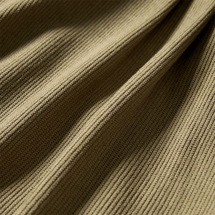 Pantalon harem taille haute en velours côtelé Buddha Stones Commute Fall pour femme avec poches - image 9