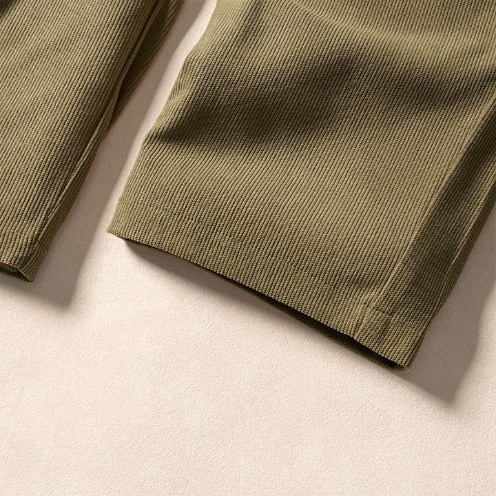 Pantalon harem taille haute en velours côtelé Buddha Stones Commute Fall pour femme avec poches - image 10