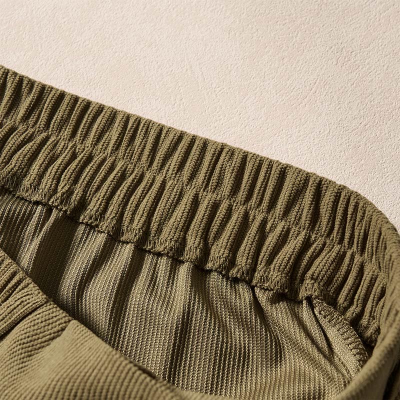 Pantalon harem taille haute en velours côtelé Buddha Stones Commute Fall pour femme avec poches - image 5