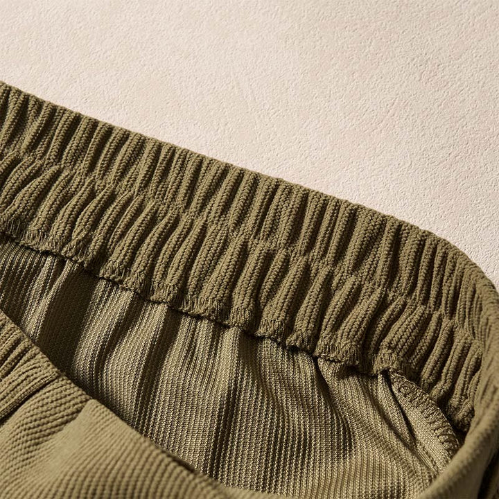 Pantalon harem taille haute en velours côtelé Buddha Stones Commute Fall pour femme avec poches - image 5