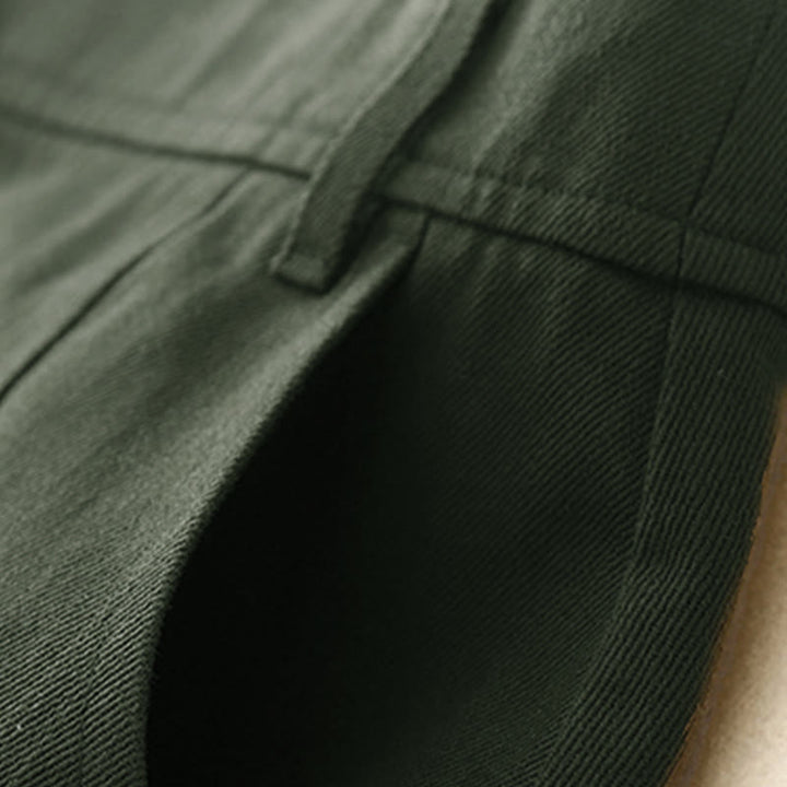 Jupe en coton uni pour femme Buddha Stones avec poches - image 2