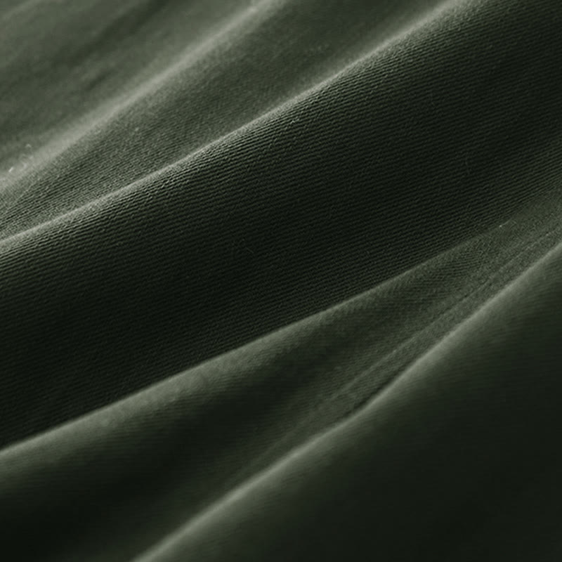 Jupe en coton uni pour femme Buddha Stones avec poches - image 1