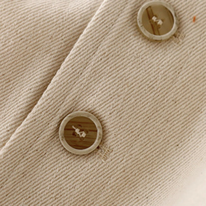 Jupe en coton uni pour femme Buddha Stones avec poches - image 12