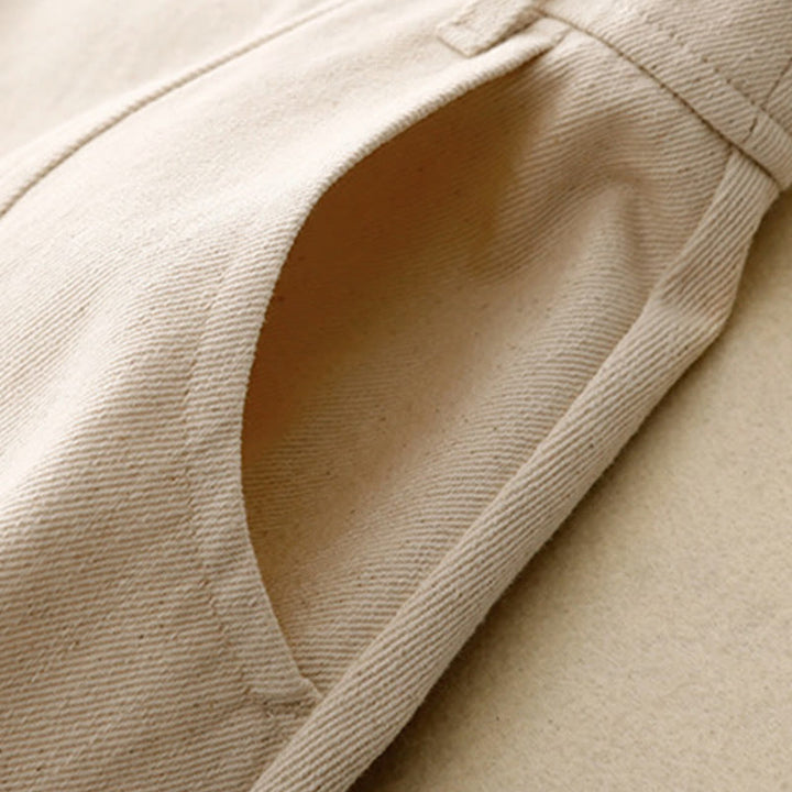 Jupe en coton uni pour femme Buddha Stones avec poches - image 13