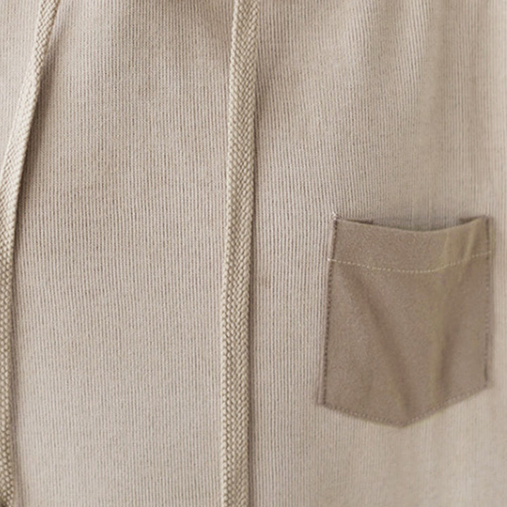 Sweat à capuche femme en coton à manches longues, Buddha Stones, couleur unie automnale, avec poche décorative. - image 37