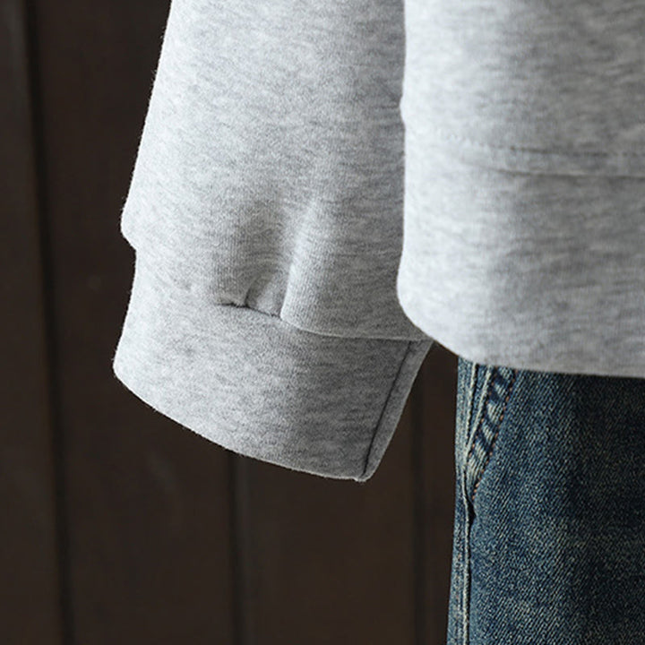 Veste en coton à manches longues pour femme, motif Buddha Stones, col en V simple et boutonnée. - image 13