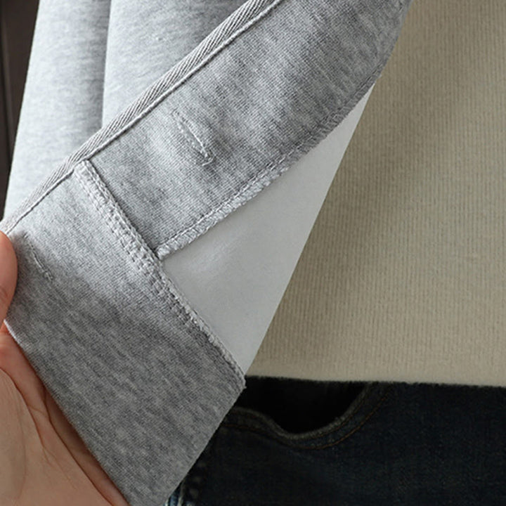 Veste en coton à manches longues pour femme, motif Buddha Stones, col en V simple et boutonnée. - image 14