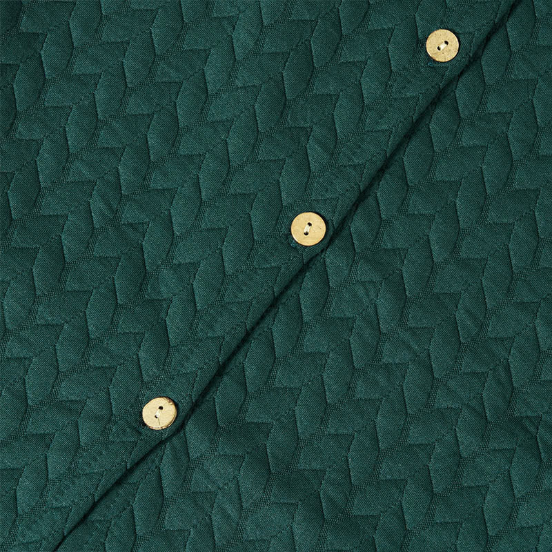 Manteau mi-long à capuche et poches pour femme, orné d'un motif d'épis de blé d'automne et de Buddha Stones. - image 10