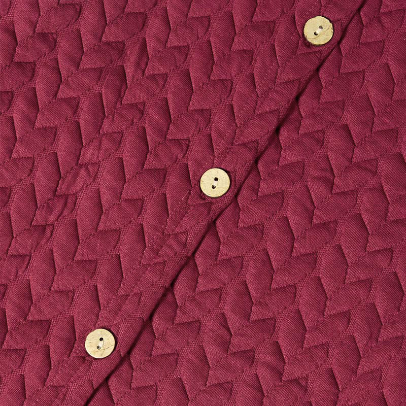 Manteau mi-long à capuche et poches pour femme, orné d'un motif d'épis de blé d'automne et de Buddha Stones. - image 4