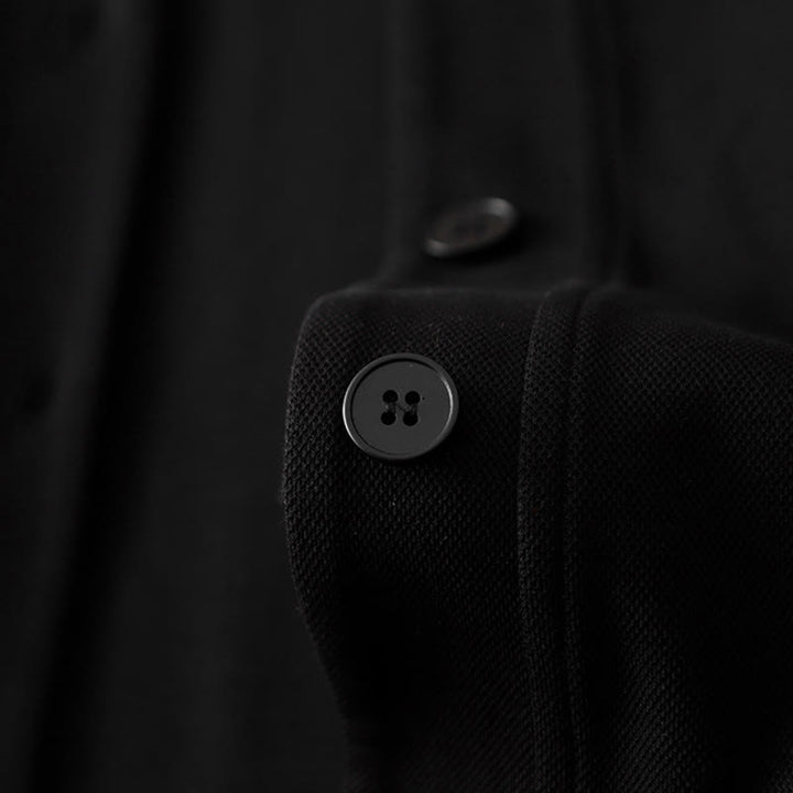 Veste à manches longues en coton pour femme avec boutons simples et Buddha Stones - image 16