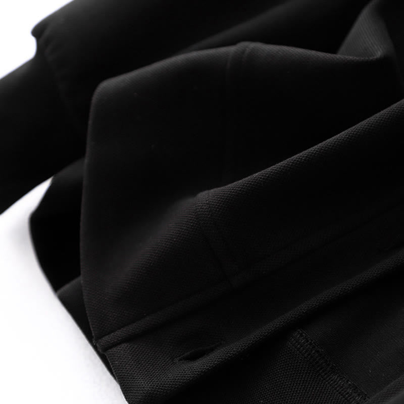 Veste à manches longues en coton pour femme avec boutons simples et Buddha Stones - image 14