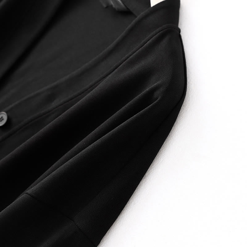 Veste à manches longues en coton pour femme avec boutons simples et Buddha Stones - image 15