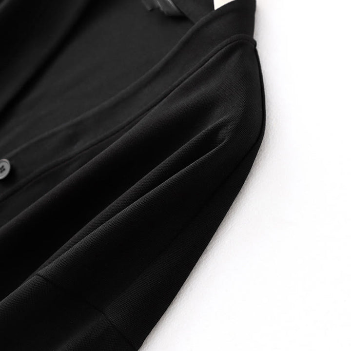 Veste à manches longues en coton pour femme avec boutons simples et Buddha Stones - image 15