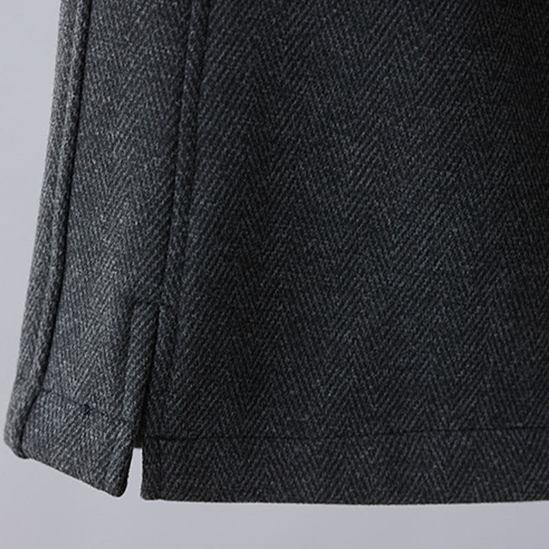 Buddha Stones Pantalon décontracté pour femme en coton épais uni à blocs de couleur, avec poches - image 8