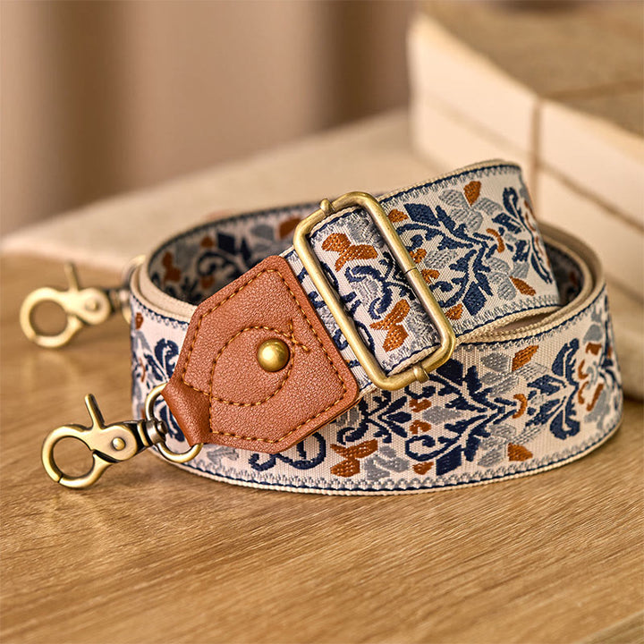 Sacs à main à bandoulière réglables avec broderie géométrique florale et Buddha Stones, bandoulière de rechange - image 23