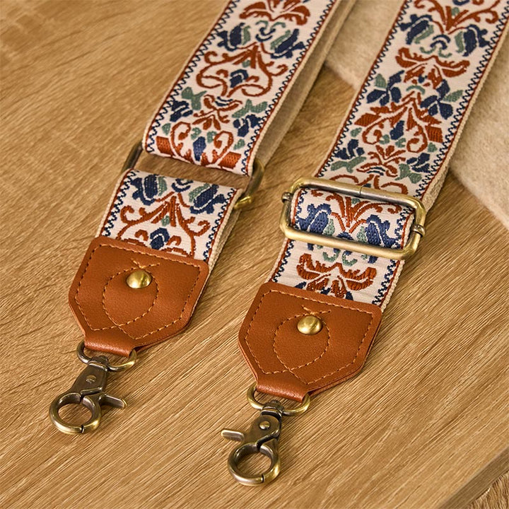 Sacs à main à bandoulière réglables avec broderie géométrique florale et Buddha Stones, bandoulière de rechange - image 19