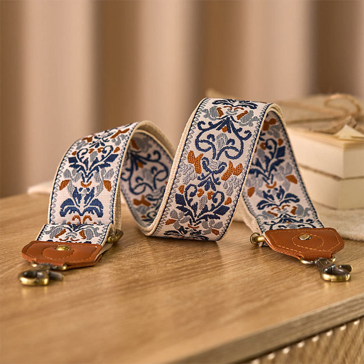 Sacs à main à bandoulière réglables avec broderie géométrique florale et Buddha Stones, bandoulière de rechange - image 22