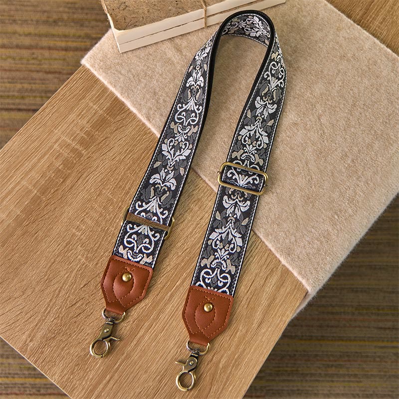 Sacs à main à bandoulière réglables avec broderie géométrique florale et Buddha Stones, bandoulière de rechange - image 26