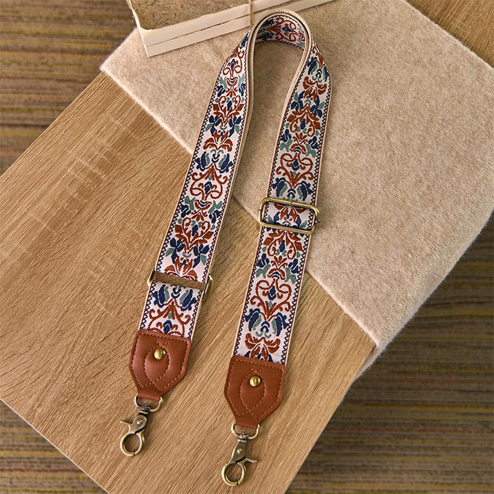 Sacs à main à bandoulière réglables avec broderie géométrique florale et Buddha Stones, bandoulière de rechange - image 16