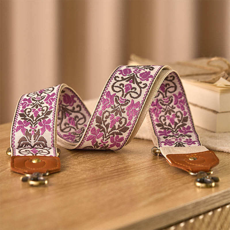 Sacs à main à bandoulière réglables avec broderie géométrique florale et Buddha Stones, bandoulière de rechange - image 12