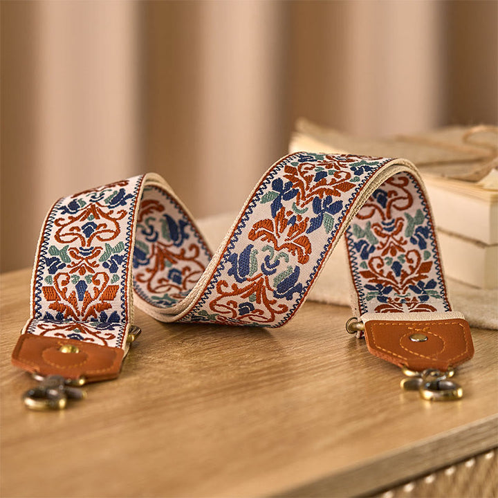 Sacs à main à bandoulière réglables avec broderie géométrique florale et Buddha Stones, bandoulière de rechange - image 17