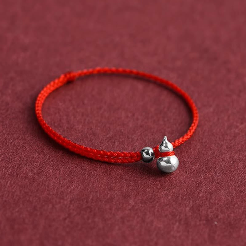 Bracelet porte-bonheur en argent sterling 925 avec breloque en forme de gourde et Buddha Stones - image 2