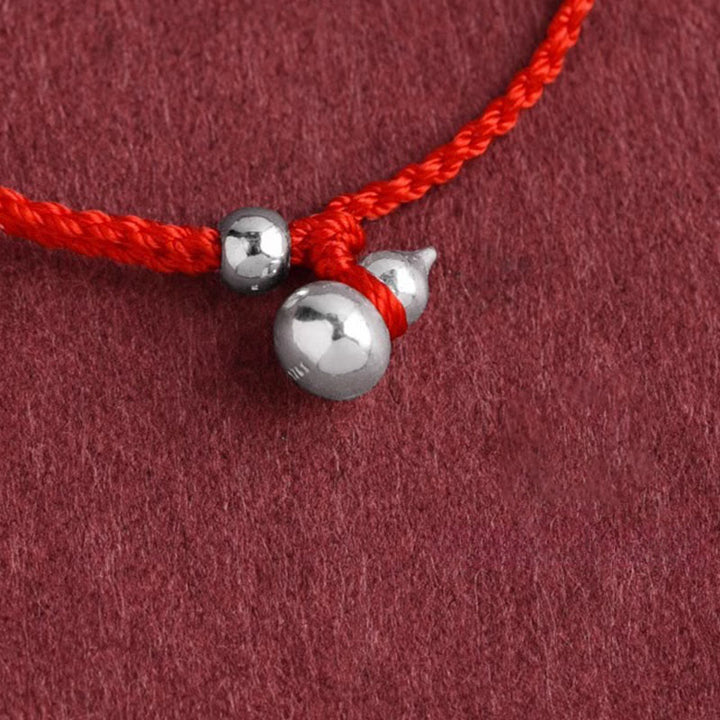 Bracelet porte-bonheur en argent sterling 925 avec breloque en forme de gourde et Buddha Stones - image 4