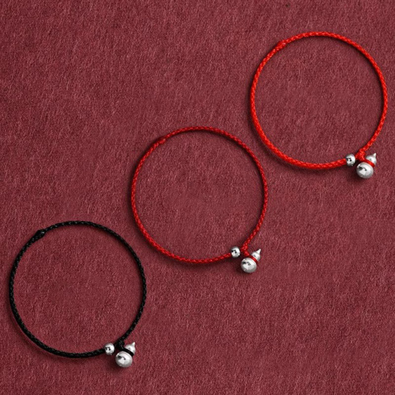 Bracelet porte-bonheur en argent sterling 925 avec breloque en forme de gourde et Buddha Stones - image 14