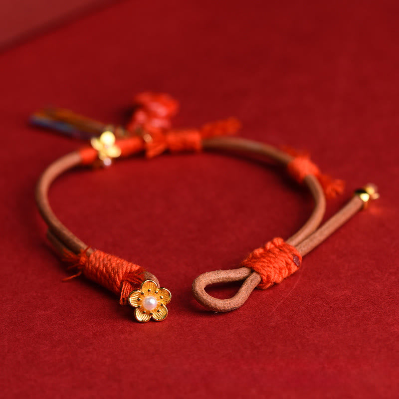 Bracelet tibétain en cinabre sculpté, orné de Buddha Stones et symbole de l'année du Cheval, portant la bénédiction. - image 7