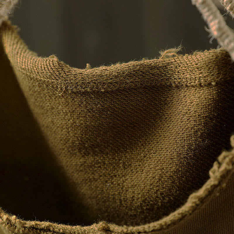 Chemise en coton à manches longues et col rond, motif Buddha Stones - image 8