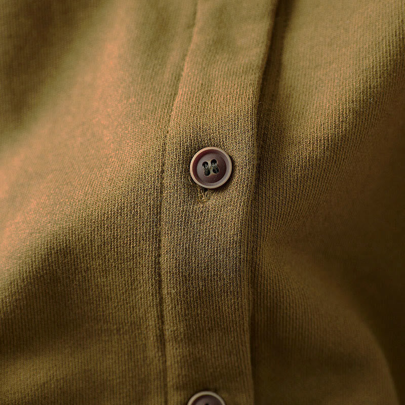 Chemise en coton à manches longues et col rond, motif Buddha Stones - image 13