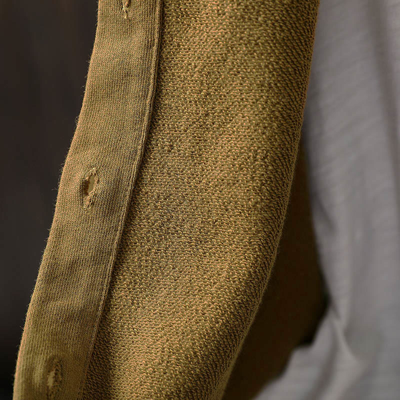 Chemise en coton à manches longues et col rond, motif Buddha Stones - image 10