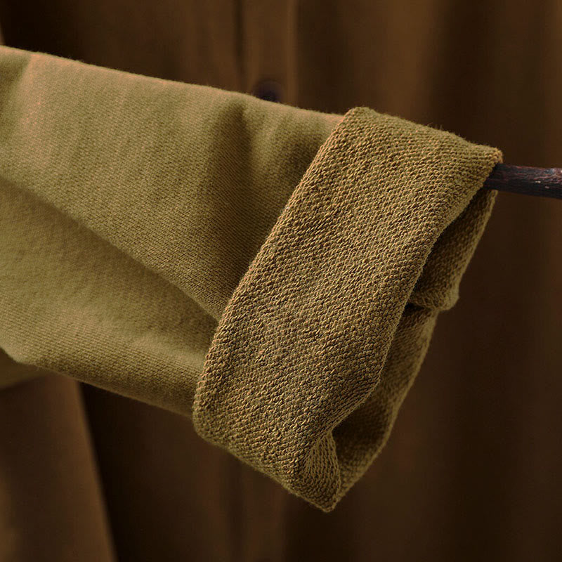 Chemise en coton à manches longues et col rond, motif Buddha Stones - image 9